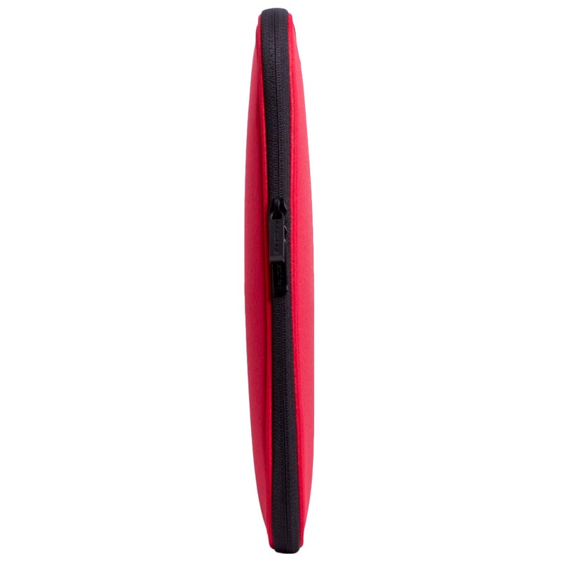 Inntzone Laptop Sleeve 15.6 Inch Foldable Slim Case Lightweight Bag Notebook Computer Carrying Flip Cover (Red) - Image 3